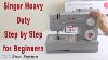 Singer Sewing Machine 18 18-2 18K2 Cylinder Arm Lefty Left Hand Heavy Duty #2